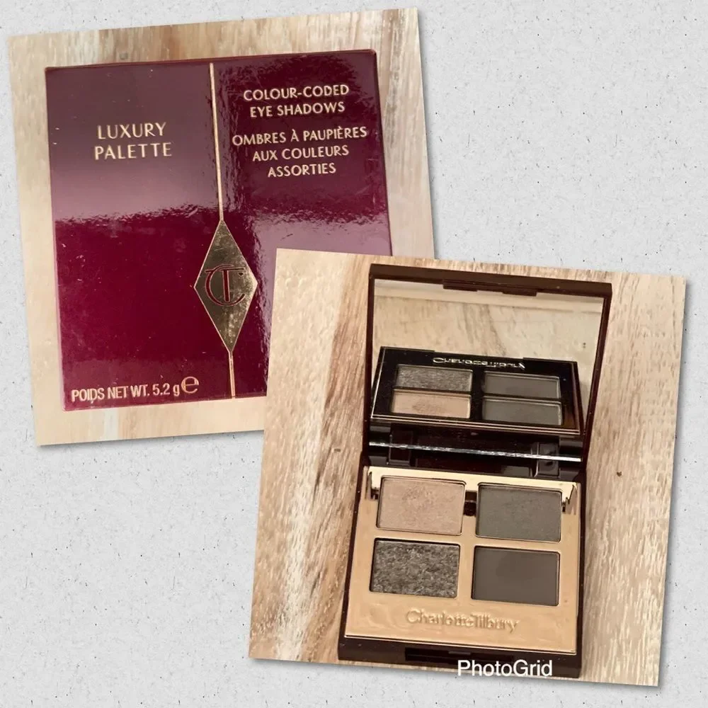 New in Box read, Charlotte Tilbury luxury palette The rock chick